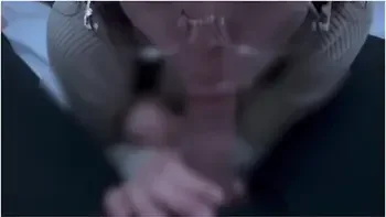 A Girl With Neat Glasses Gets Ejaculated In The Mouth