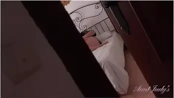 Aunt Judys In Judys - Your Busty Mature Bbw Stepmom Melody Catches You Watching Her (pov)