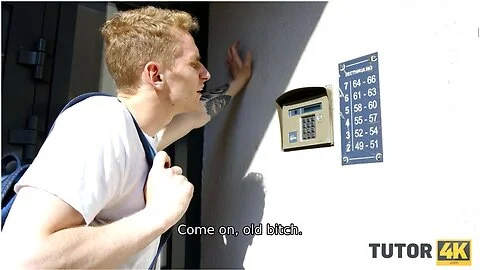 Blonde Teacher Got A Lesson From Angry Student 18+ At His Home