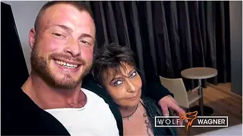 Mr. White And Wolf Wagner In Feisty German Milf Rubina Fucked Outdoors