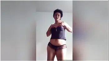 I Was Doing A Striptease For The Camera And Got Horny