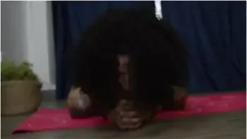 Inked Girl In Yoga Session Ends In Delicious Orgasm This Is How The Whole Body Is Stretched And Exercised