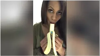 Asmr - Coworker Roleplay - Twerking - Banana Eating - Ebonylovers