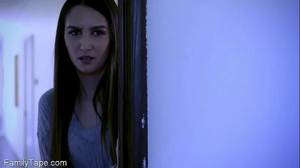 Stepdad stick his big dick into her during massage