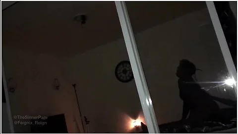 Reverse Cowgirl On Papis Strap