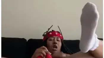 Santas Slutty Reindeer Squirts On The Couch