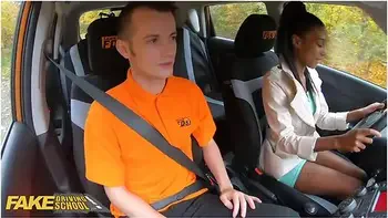 Ebony Brit Asia Rae Gets Stuck And Fucked