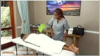 Big Booty Black Lesbians Amateur Massage Session Ends Up With Pussy Eating! With Selena Rose