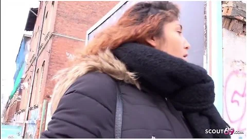 GERMAN SCOUT - EBONY teen 18+ FUCK TO EYE ROLLING ORGASM AT REAL PICKUP CASTING