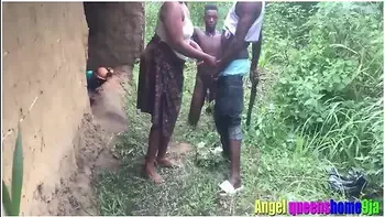 Some Where In Africa, Married House Wife Caught By The Husband Having Sex With Stranger In Her Husband Local Hurt At Day Time,watch The Punishment He Give To Them (softkind Fucksy)( Bangking Empire)(
