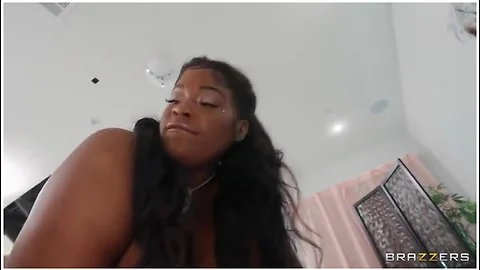 Kinky Black Bbw Jayla Page Fucks White Youngster