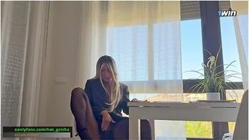 Big Boss And Kris Price In Boss Fucked Me With Big Dick Through Pantyhose On Work Desk