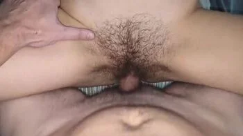 CherryDream Sucks Husband's Dick and Titjob Fuck with Cum on Hairy Pussy