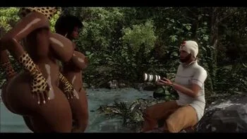 Big Afro Tits and Ass Tribal 3D Animation