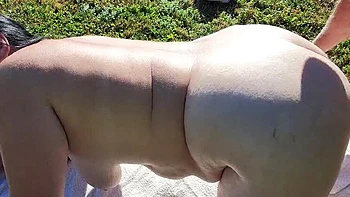 Falicha Karr Canadian MILF Teasing Outdoors Gets Messy Creampie