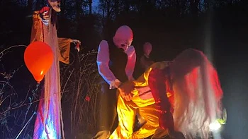 Freaky Clown Party with EdgesOfReality - Big Tits Outdoor Fetish Group Sex