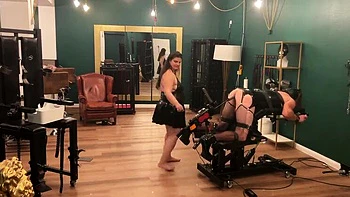 Hardcore Anal MILF Femdom Session with TV Slave Part 3-4