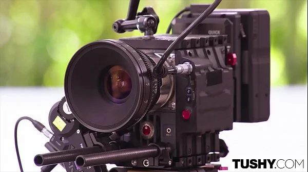 TUSHY Petite Elsa fulfills her anal threesome fantasy