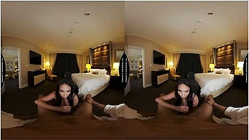 Featuring Anissa Kate Pleases Her Fan In His Hotel Room!