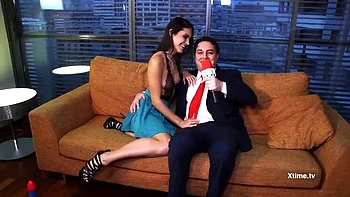 Carolina Abril Gives Amazing Blowjob to Andrea Diprè - Cute Italian Pornstar Sucking Dick