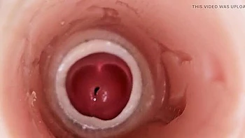Ladytwitti Deep Pussy Creampie - Internal Camera Captures Huge Sperm Ejaculation