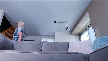 Step Mom Miss Behavin Fucks Dildo and Cums Hard - Full Scenes Blonde MILF POV