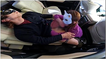 Two People Who Refuse To Go Out With Each Other And Have Affair Car Sex