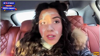 Katty West - Ex-girlfriend Asks Me To Fuck Her One Last Time Before Breaking Up In A Car In Public - Cumwalk