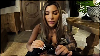 Inked Girl In Italian Betrayal - The Nanny Seduces And A Married Man During The Interview (tami Tsunami)