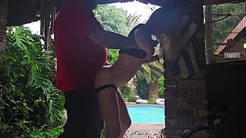 18 Year Old Babysitter Fucked Hard in Thunderstorm - Blowjob & Creampie by Sparowdox