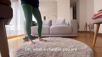 Scarlettandc Latina Lesbian Foot Wrestling - Sweaty Petite Catfight Pussy Eating