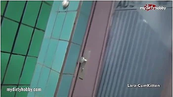 Lara Cumkitten In Public Bathroom Fuck Ends With A Huge Facial