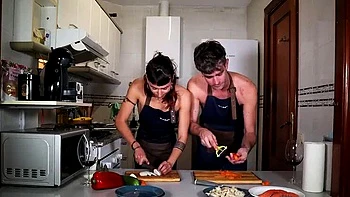 Petite Latina Magia Rosa Nude Cooking Blowjob Facial Amateur Homemade