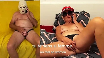 Amateur Belgian Wife Cuckold Humiliation - Sissy Husband Locked in Chastity Cage Part 1