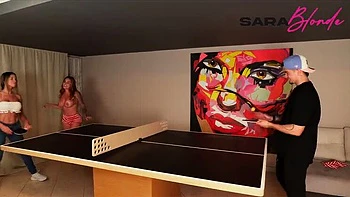 Hot Married Women Fuck Young Tattooed Teen And Swallow Cum - Sara Blonde & Ambar Prada Threesome