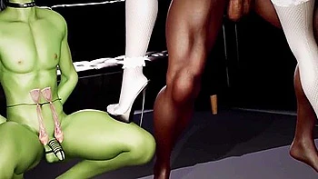 3d Bbw Milf Have Her First Time Cuckold Sex