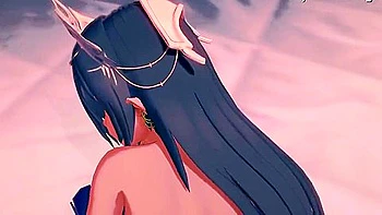 Anime Hentai In Kuroinus Olga Gets Herself A Bukkake Makeover