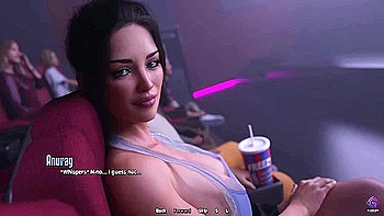 3d Animated, 3d Hentai And Hentai 3d - Giving Me Blowjob While Watching A Movie Animated Porn - Life In Santa County