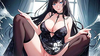 Girls And They Are Fingering Their Pussies And Their Boobs Are Visible And They Are Lying On The Bed - Car Toon, 3d Animated And Hentai Anime