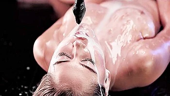 Alien Fucks Herself And Cums With Slime