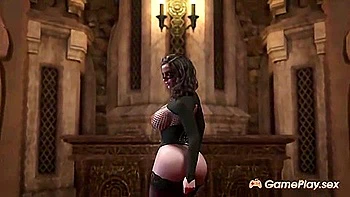 Big Boner Stepson & Curvy Stepmom Step Fantasy Gaming With Große Titten And 3d Hentai