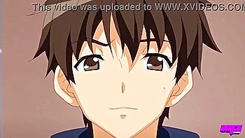 She wants to cure her constipation, so she sticks out her ass and inserts it into her anus and cums inside her