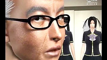 Holding the dick between her tits, she violently thrusts in and out and cums on her face.