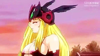 She is trapped and raped by tentacles in front of the people.