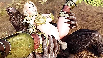 Elf Slut Warrior Was Fucked By A Big Werewolf 2