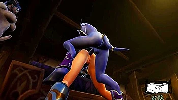 Fey Being Fucked By Two Futas