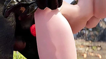 Elf Sluty Warrior Fucked By A Big Werewolf 1.5