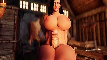 Gorgeous Curvy Yennefer Gets Stretched By Huge Dragonborn Cock 1