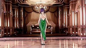 Honkai Impact Mei Raiden Sex And Dance Dark Green Apron Color Edit Smixix