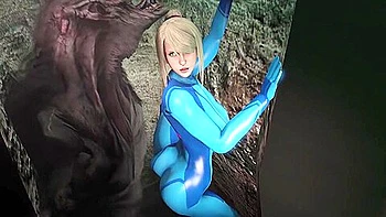 Samus Monster Threesome 3